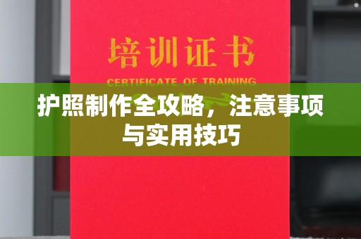 沈丘护照制作全攻略，注意事项与实用技巧